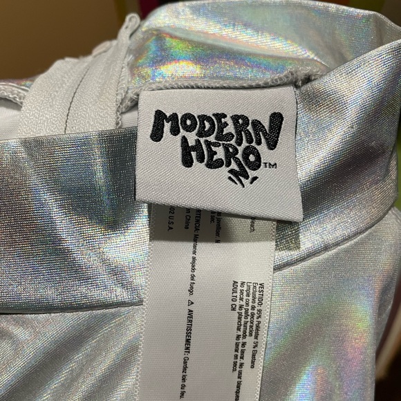 Modern Hero Adult Silver Alien Dress 0880 - Picture 6 of 7